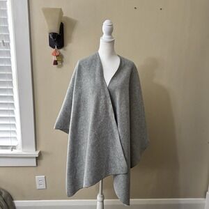 Calia by Carrie Underwood Open Front Poncho Cape Jacket One Size Cozy Warm Thick